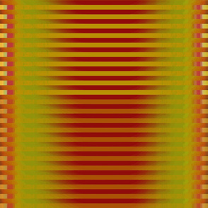 Yellow Orange Red Generative Stripes