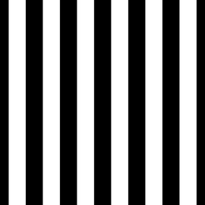 Black vertical stripes medium