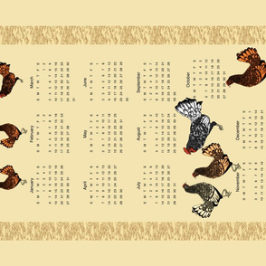 2019 chicken calendar h