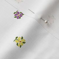 Ditsy floral singles geometric