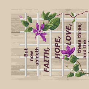 lattice clematis faith hope love resized h