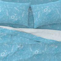 Faded Rococo deep aqua