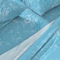 Faded Rococo deep aqua