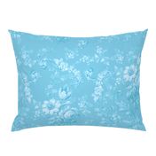 Faded Rococo deep aqua