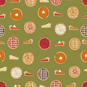 pie fabric - pies, pie, food, baking, baker, cooking, thankful, thanksgiving - olive