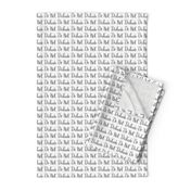 17-01D Do Not Disturb Words Black White Neutral Sleep Baby Neutral _ Miss Chiff Designs 