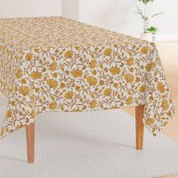 KALAMI FLORAL MUSTARD LIGHT