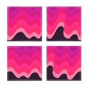 Pink Gradient Wave