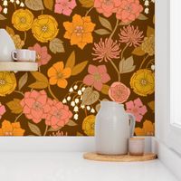 Botanical Blooms {Gold/Brown}