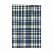 Abigail Anne: Navy, Yellow and White Plaid