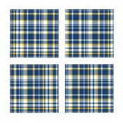 Abigail Anne: Navy, Yellow and White Plaid