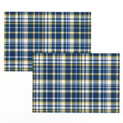 Abigail Anne: Navy, Yellow and White Plaid