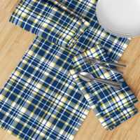 Abigail Anne: Navy, Yellow and White Plaid