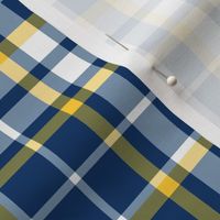 Abigail Anne: Navy, Yellow and White Plaid