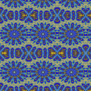 Blue Arrow Kaleidoscope 