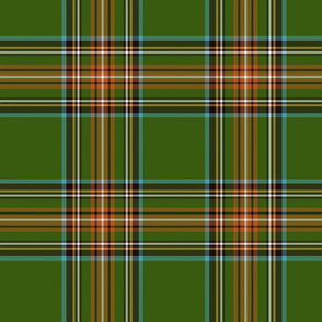 King George VI / Green Stewart tartan,  8" ancient