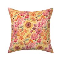 Happy Boho Sixties Floral - small print