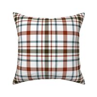 MacDonagh tartan - 7" weathered on white