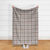 MacDonagh tartan - 7" weathered on white