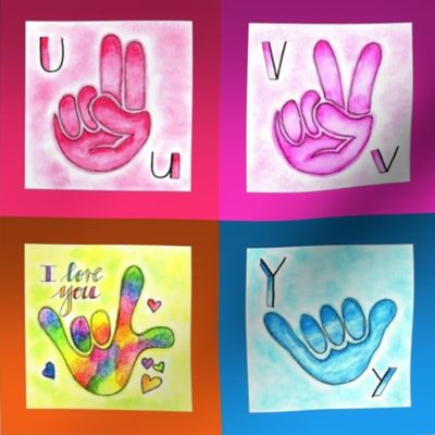 Bilingual Alphabet | American Sign Language & English