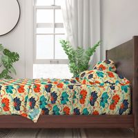 60s Hippie Floral - Large