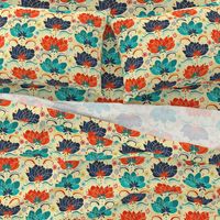 60s Hippie Floral - Large