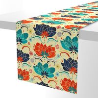 60s Hippie Floral - Large