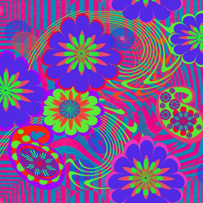 1960's flower power