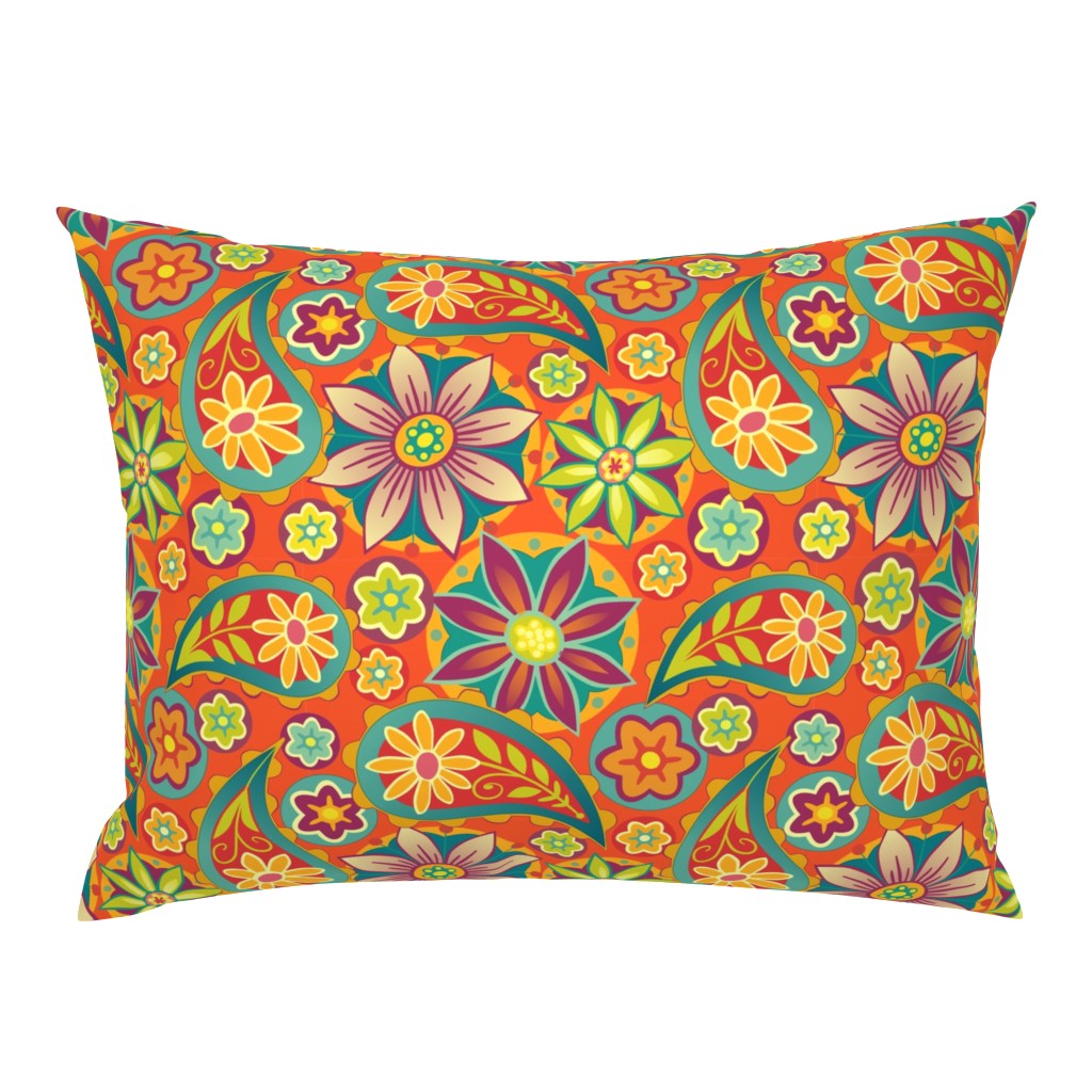 Groovy Paisley - orange