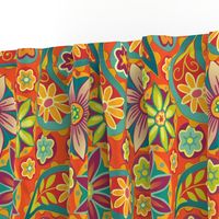 Groovy Paisley - orange