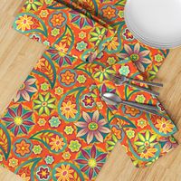 Groovy Paisley - orange