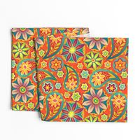 Groovy Paisley - orange