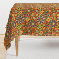 Groovy Paisley - orange