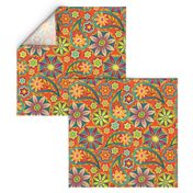 Groovy Paisley - orange