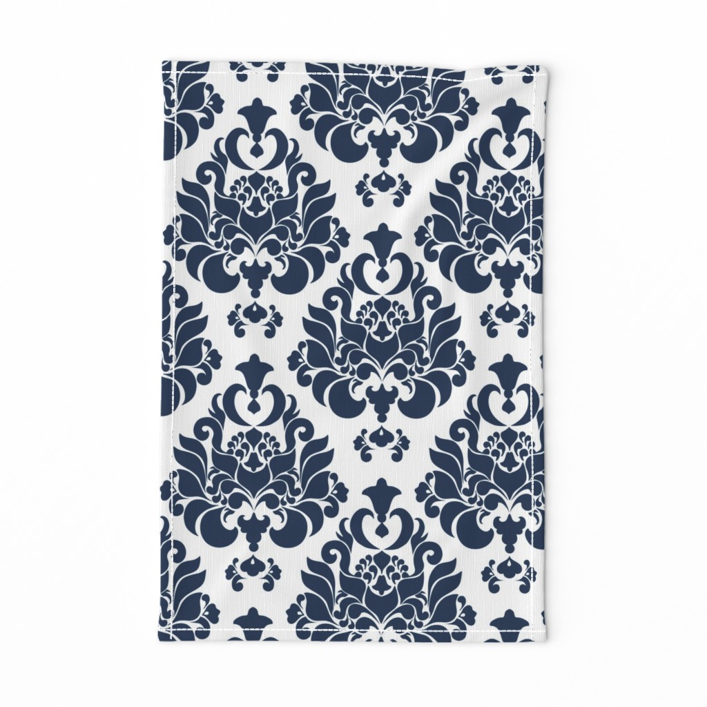 damask { navy }