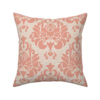 victorian pink damask