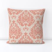 victorian pink damask