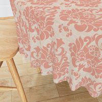 victorian pink damask