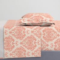 victorian pink damask