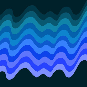 Blue Gradient Wave