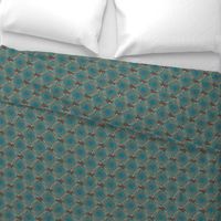 ★ KRAKEN ' ROLL ★ Teal - Tiny Scale / Collection : Kraken ' Roll – Steampunk Octopus Print