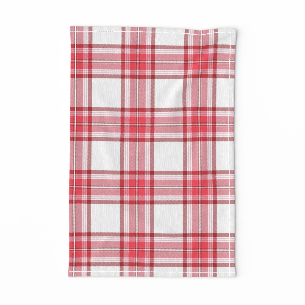 Tramaine Plaid in Rose Red