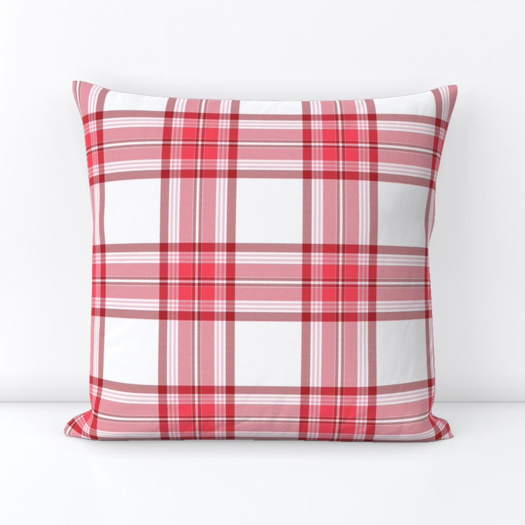 Tramaine Plaid in Rose Red