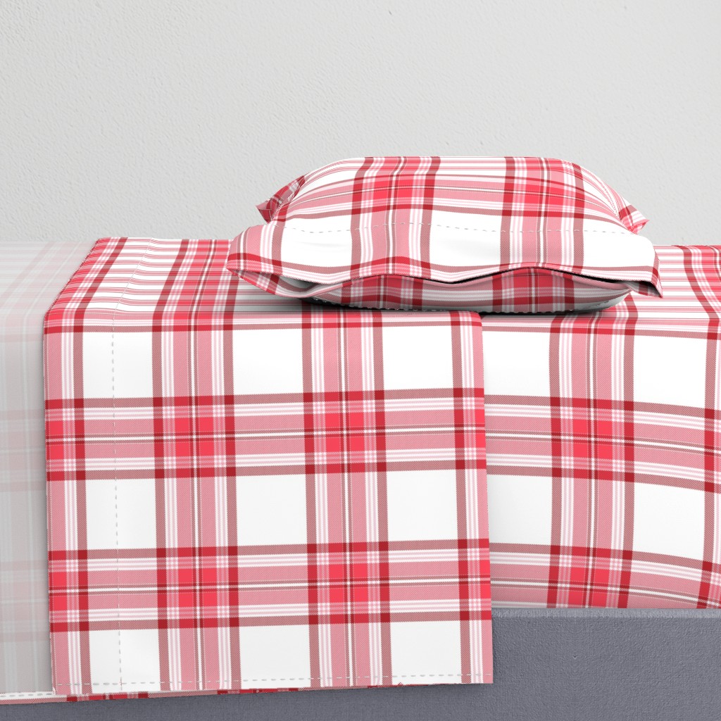 Tramaine Plaid in Rose Red