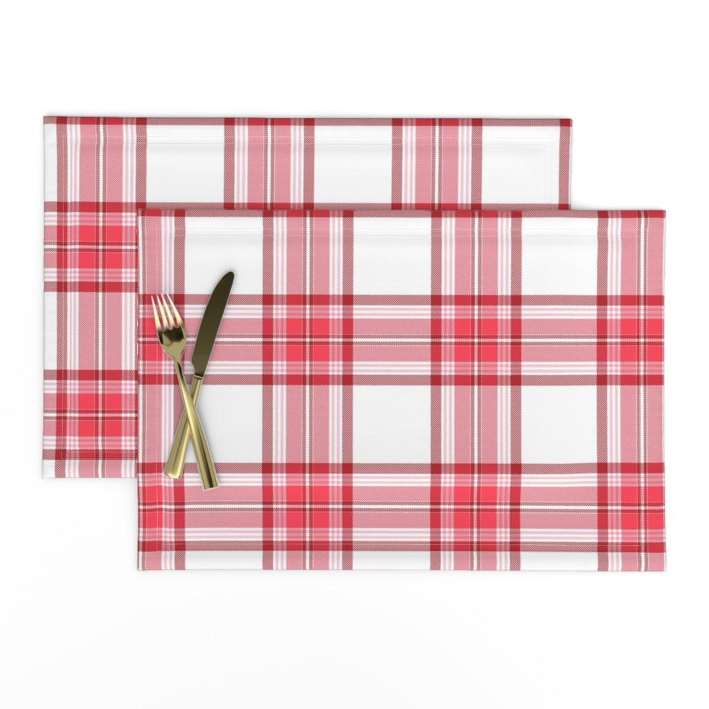 Tramaine Plaid in Rose Red