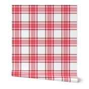 Tramaine Plaid in Rose Red