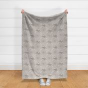 ★ KRAKEN ' ROLL ★ Monochrome Light Sand Gray - Large Scale / Collection : Kraken ' Roll – Steampunk Octopus Print