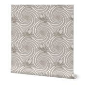 ★ KRAKEN ' ROLL ★ Monochrome Light Sand Gray - Large Scale / Collection : Kraken ' Roll – Steampunk Octopus Print