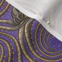 ★ KRAKEN ' ROLL ★ Violet - Small Scale / Collection : Kraken ' Roll – Steampunk Octopus Print