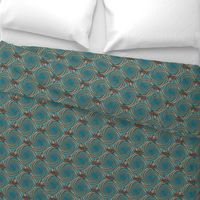 ★ KRAKEN ' ROLL ★ Teal - Small Scale / Collection : Kraken ' Roll – Steampunk Octopus Print